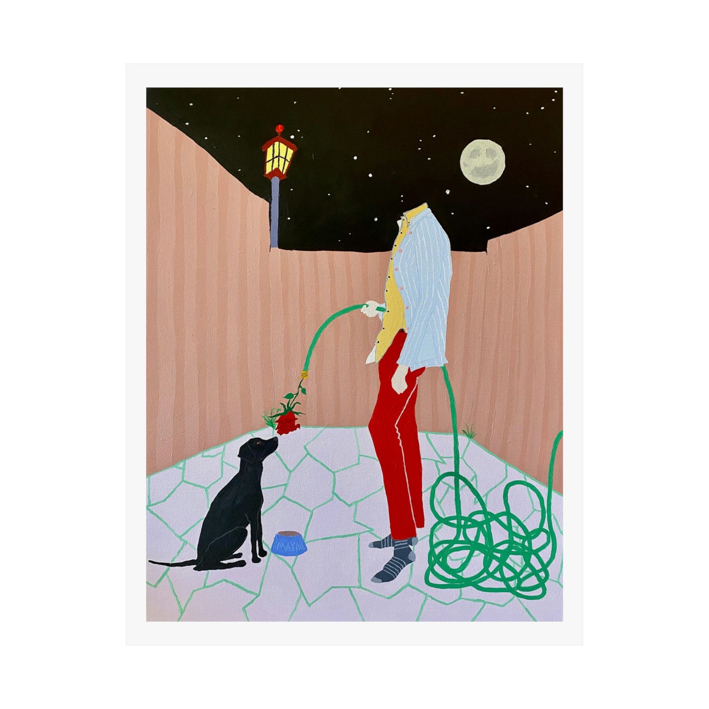 "Hose Rose Nose" Fine Art Print