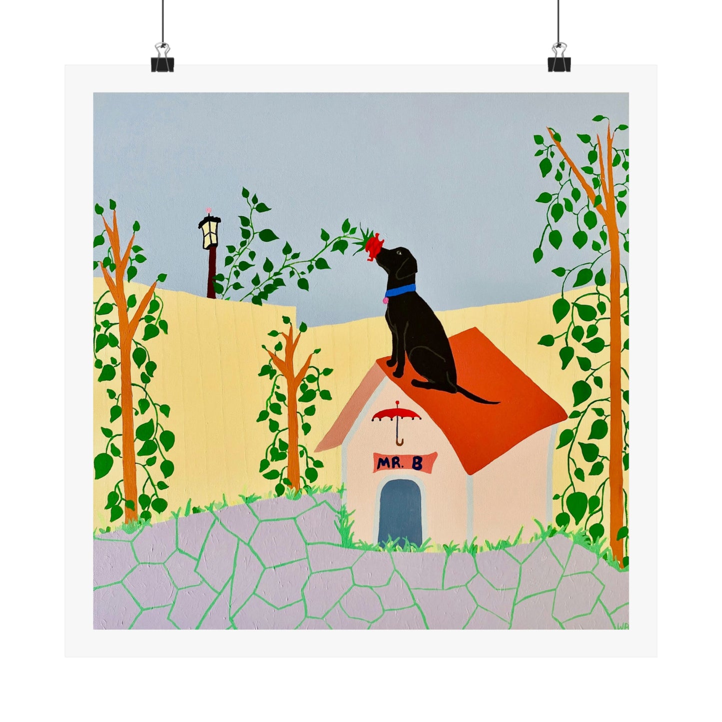 "Mr. B Takes a Sniff" Fine Art Print