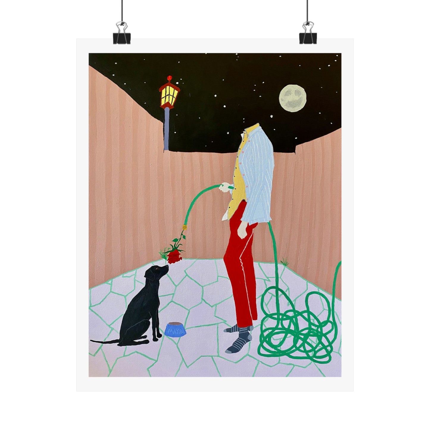"Hose Rose Nose" Fine Art Print