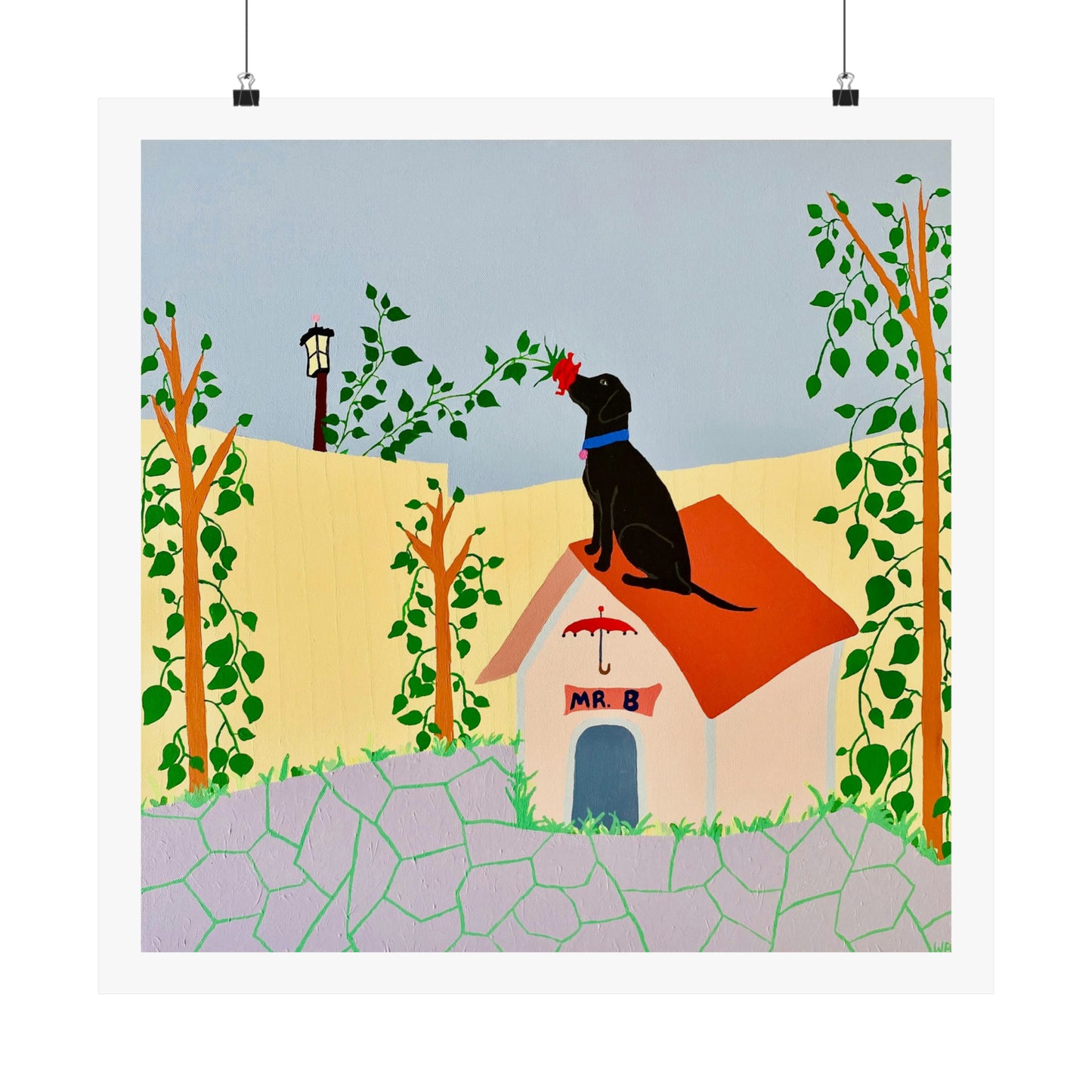 "Mr. B Takes a Sniff" Fine Art Print