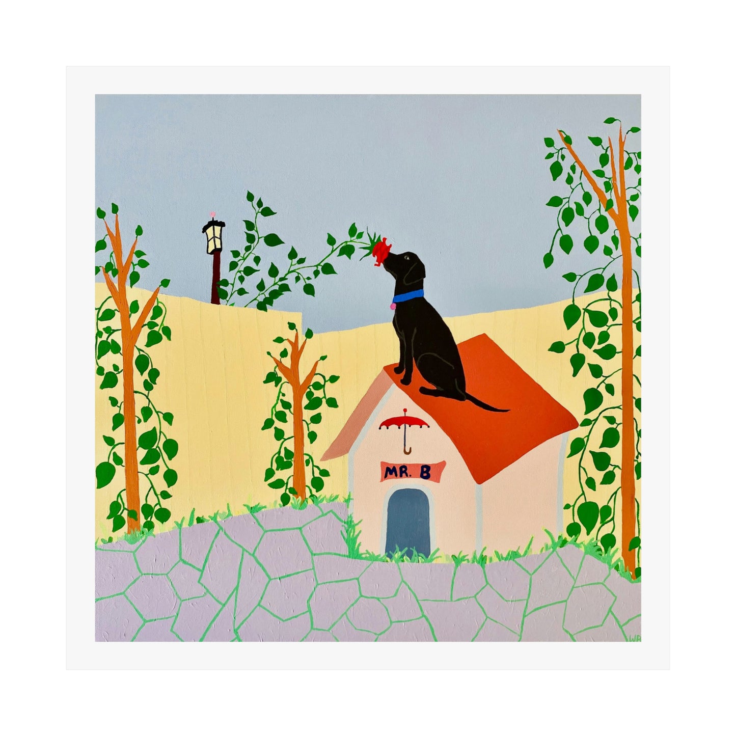 "Mr. B Takes a Sniff" Fine Art Print